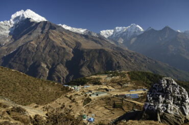 View from Everest Heli Flight
