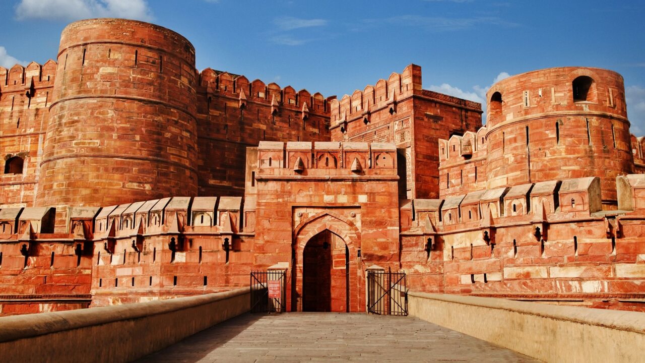 Agra Fort In India