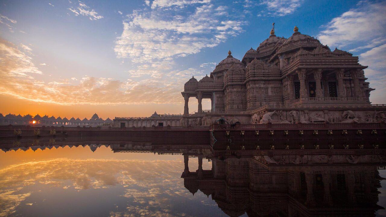 Swaminarayan Akshardham Temple in Delhi India